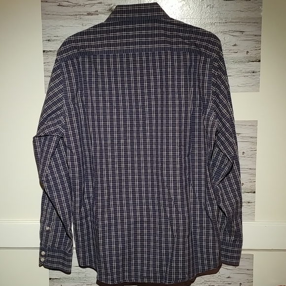 Egara Men’s Large Non Iron Slim Fit Dress Shirt - Picture 3 of 5